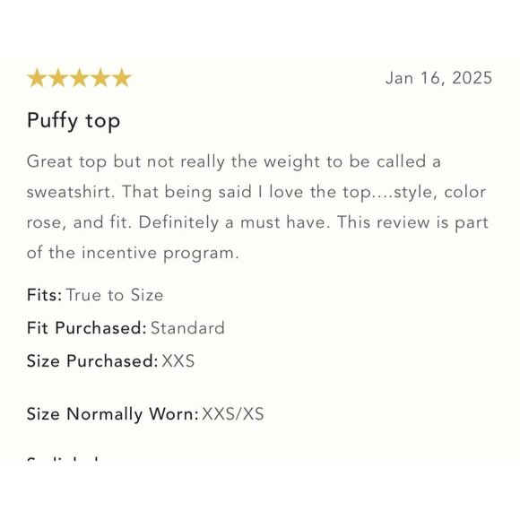 NWT Size XS - Anthropologie Pilcro 100% Cotton Bubble Sweatshirt (NWT US$ 88) - Picture 13 of 14